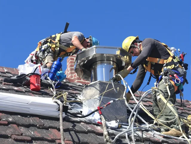 Protective chimney cap installed by Rancho Palos Verdes Chimney Sweep in Rancho Palos Verdes, CA