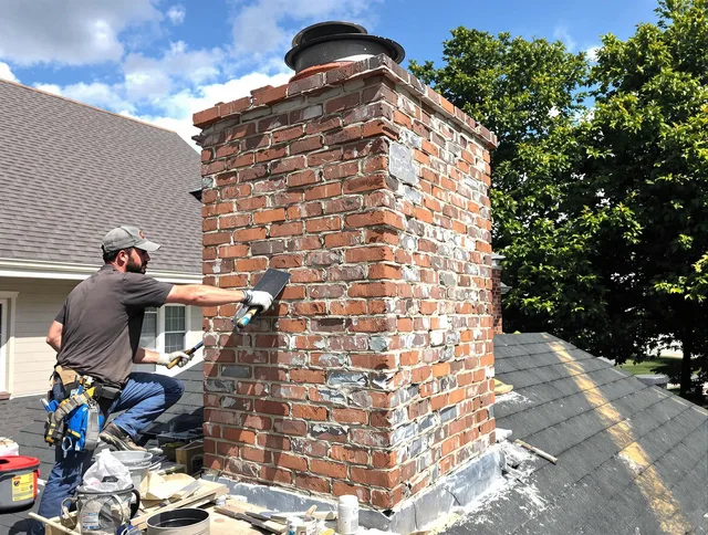 Completed chimney rebuild by Rancho Palos Verdes Chimney Sweep in Rancho Palos Verdes, CA