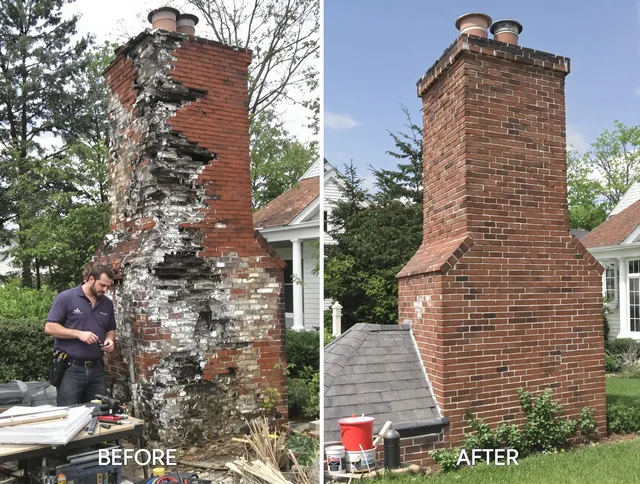 Rancho Palos Verdes Chimney Sweep performing a full chimney restoration in Rancho Palos Verdes, CA