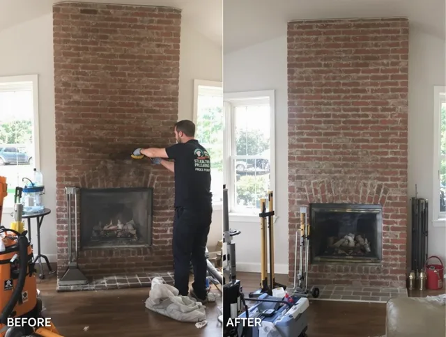 Finished chimney sweeping service by Rancho Palos Verdes Chimney Sweep in Rancho Palos Verdes, CA