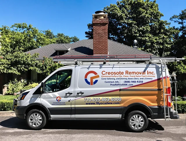 Rancho Palos Verdes Chimney Sweep technician removing creosote safely in Rancho Palos Verdes, CA