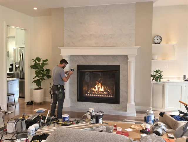 Newly installed fireplace by Rancho Palos Verdes Chimney Sweep in Rancho Palos Verdes, CA