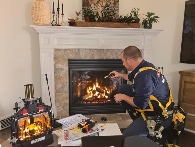 Safety-focused fireplace inspection by Rancho Palos Verdes Chimney Sweep in Rancho Palos Verdes, CA