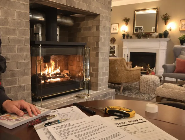Rancho Palos Verdes Chimney Sweep verifying fireplace safety measures in Rancho Palos Verdes, CA